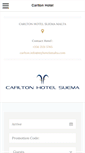 Mobile Screenshot of carltonhotelmalta.com